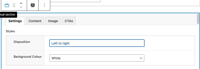dual-section acf
